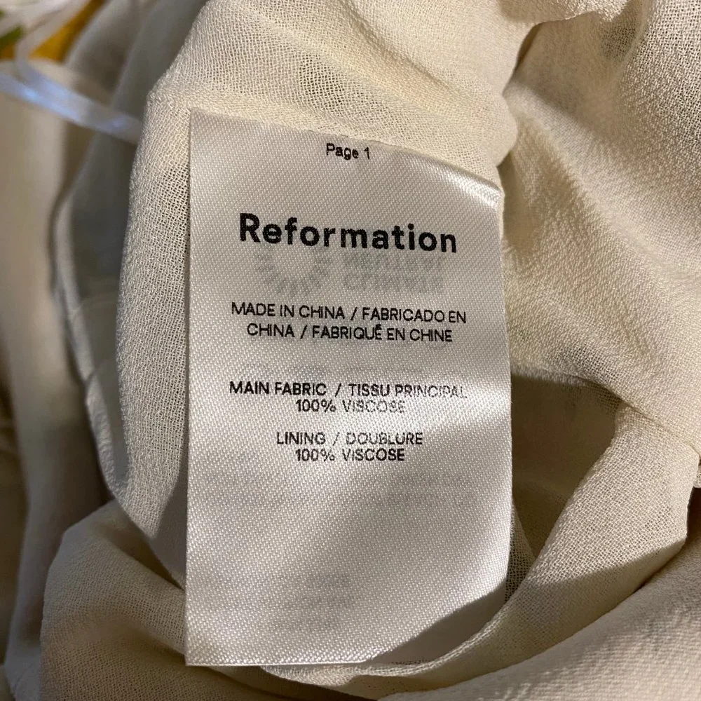 Reformation Butterfly Dress in Marie Antoinette - Picture 10 of 14